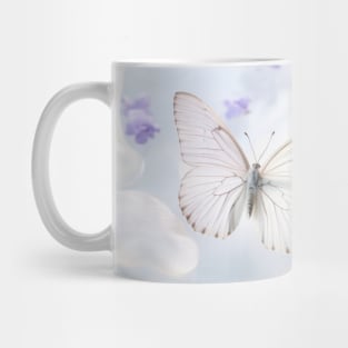 Butterfly Flower Nature Serene Tranquil Mug